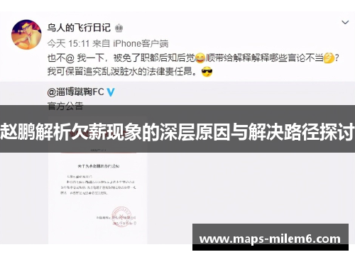 赵鹏解析欠薪现象的深层原因与解决路径探讨